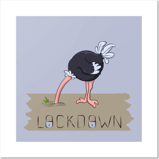 Lockdown grotesque meme Posters and Art